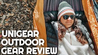 AFFORDABLE OUTDOOR GEAR  Unigear Unboxing and Product Review  Hammock  Dry Bag  Hydration Pack [upl. by Colner]