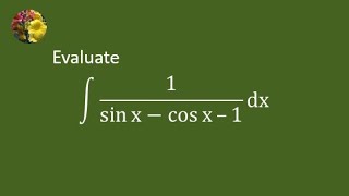 Solving indefinite integral using quotTangent Half Anglequot substitution [upl. by Youngran]