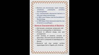 Bacteria ll discovery and its general characteristics ll Botany ll Bsc Msc [upl. by Ignacio]