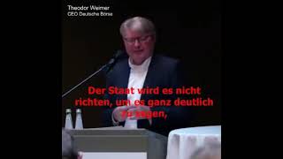 Theodor Weimer Sisch over Deutschland weiter auf dem Habeckschen IrrWeg in den Süden [upl. by Barth530]