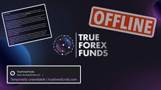 True Forex Funds SHUTS DOWN  Due To MetaTrader Issue [upl. by Aivital]