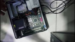 How to replace a hard drive in a Dell Optiplex 360 [upl. by Pontias145]