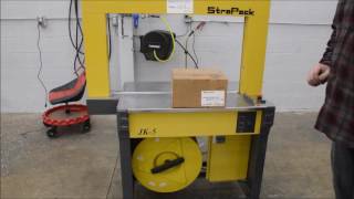 2005 Strapack RQ 8 Automatic Strapping Machine [upl. by Idonna]