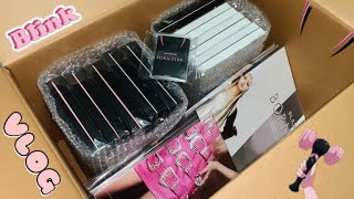 💖 blink—vlog  asmr unboxing makestar blackpink ‘born pink’ albums okurrr pulls  more to come [upl. by Cletus328]