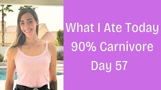 What I Eat In A Day Day 57 of 90 Carnivore [upl. by Ilecara]