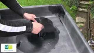 Étanchéité membrane EPDM toiture plate partie 22 [upl. by Rebma]