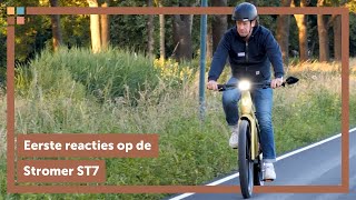 Eerste reactie na een proefrit op de Stromer ST7 [upl. by Per53]