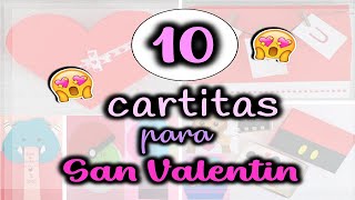 ❤️ 1O Cartas para San Valentin fáciles y creativas 😱 [upl. by Stimson]