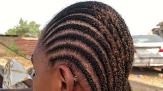 NEATEST CORNROWS EVER  4B 4C NATURAL HAIR PROTECTIVE STYLES [upl. by Fortunia]