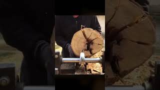 Chopping Firewood Axe Shorts Woodcutter Woodwork Bushcraft [upl. by Natehc]