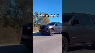 Fastest Escalade V 🔥🔊 escalade escaladev topspeed sportscar acceleration automobile [upl. by Hamid]