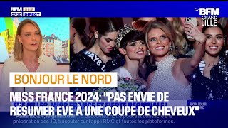 Miss France 2024 couronnement dEve Gilles la fierté régionale [upl. by Sanoy]