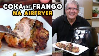 FRANGO COM BATATAS NA AIR FRYER I SUPER CROCANTE [upl. by Yedrahs684]