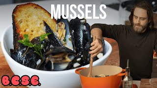 Mussels With Garlic and Wine Sauce [upl. by Enidlarej]