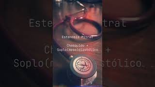 Estenosis Mitral  Chasquido  Soplos Cardíacos🫀 Parte 8 shorts medicina corazon [upl. by Olivier461]