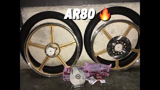 RESTORE LAGENDA 110 Z  PART 8 TUKAR RIM AR80 baca description❗️❗️❗️ [upl. by O'Brien325]