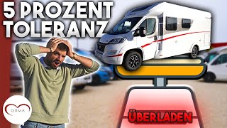 Gewicht beim Wohnmobil 🚦  5Toleranz  Was hat sich geändert  Alle Details erklärt  GÜMA TV [upl. by Anivel]