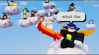 1v50 but EVERYONE can FLY Roblox Bedwars [upl. by Anilrats388]