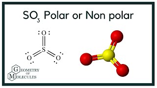 Is SO3 Polar or Nonpolar Sulfur Trioxide [upl. by Notsirb387]