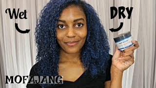 MOFAJANG ON FINE NATURAL HAIR  Wet vs Dry [upl. by Dede]