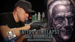 Tattoo Time Lapse  Ralf Nonnweiler [upl. by Tombaugh]