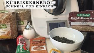 100 Sekunden THERMOMIX  TM5  Schnelles Kürbiskernbrot [upl. by Servetnick806]