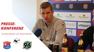 Pressekonferenz nach Hannover 96 II  Sven Benderr und Daniel Stendel [upl. by Flanagan731]