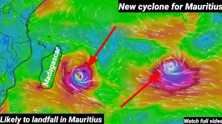 Severe cyclone Gombe likely to form near MauritiusCyclone Vernon and Anika updates mauritius [upl. by Hanako365]