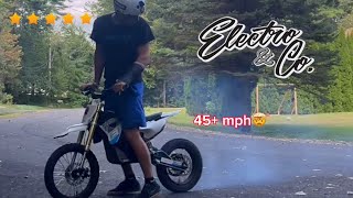 I built a Electro and Co 45 mph electric pit bike review and specs🤯 [upl. by Phineas]