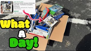 A FULL Day of MONEY MAKING Flipping VIDEO GAMES  Some EBay SALES [upl. by Ledah]