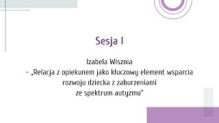 Rola dorosłych w budowaniu zdrowych relacji w obliczu kryzysu psychicznego dzieci i młodzieżysesja1 [upl. by Zenas71]