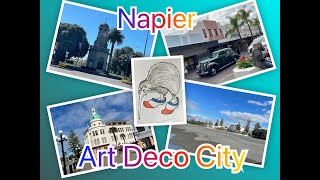 New Zealand holiday On the road Napier Art Deco City [upl. by Guss]