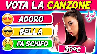 VOTA LA CANZONE  Tier List Canzoni Italiane 🇮🇹🎵  Quiz Cantanti Italiani [upl. by Meikah968]