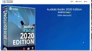 Giveaway  Audials Radio 2020 Edition 100 Discount [upl. by Franzen]