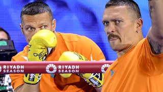 USYK CRACKS PADS Oleksandr Usyk • FULL PUBLIC WORKOUT vs Tyson Fury  Frank Warren Boxing [upl. by Yorgo]