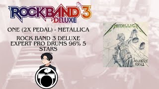 One 2x Pedal  Metallica  Rock Band 3 Deluxe Expert Pro Drums 96 5 Stars [upl. by Gardie]