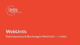 Datenübernahme Buchungen WebUntis  Untis [upl. by Asiled271]