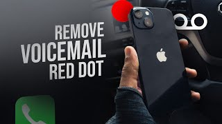 How to Remove iPhone Voicemail Red Dot tutorial [upl. by Gasper284]