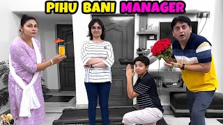 PIHU BANI MANAGER  Ghar ka Election  Part 3  Daily Family Vlog  Aayu and Pihu Show [upl. by Adnoyek]