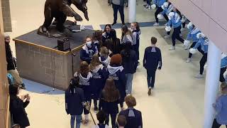 Bartlesville Bruins State Swim send off [upl. by Nrubua]