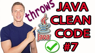 Java Clean Code Tutorial 7  Exception Handling  Throw Exceptions Instead of returning Error Lists [upl. by Nevear]