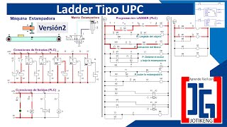 Versión2 Máquina Estampadora  Ladder al estilo UPC [upl. by Ire]