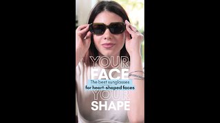 How to find the best sunglasses for heartshaped faces  Miaburtoncom  The Eyewear Place [upl. by Furey]