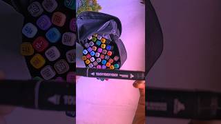 48 PCs TOUCH MARKERS  Unboxing and Review touchRaven shortsvideounboxingtouch colourreview [upl. by Melcher659]