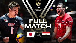 🇯🇵 JPN vs 🇪🇬 EGY  Paris 2024 Olympic Qualification Tournament  Full Match  Volleyball [upl. by Douglass]