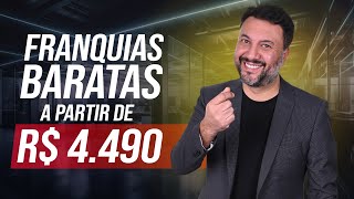 MELHORES FRANQUIAS PARA INVESTIR EM 2024  FRANQUIAS BARATAS [upl. by Reidar55]