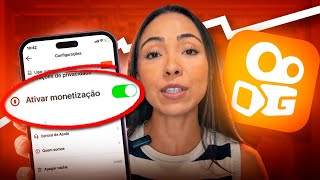 Como ganhar dinheiro no KWAI TUTORIAL PARA ATIVAR A MONETIZAÇÃO e Trabalhar EM CASA com o KWAI [upl. by Dimo]