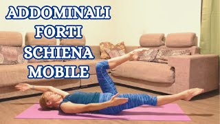 20 Minuti di Pilates Addominali Profondi e Schiena in Salute [upl. by Sigismondo]