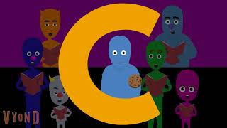 Cookie Monster Sings C is for Cookie with Vyond voices A Vyond Video [upl. by Nosidam473]