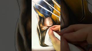 Rate this art 10  Deadpool and Wolverine drawing art artist trending shorts youtubeshorts [upl. by Valerle]